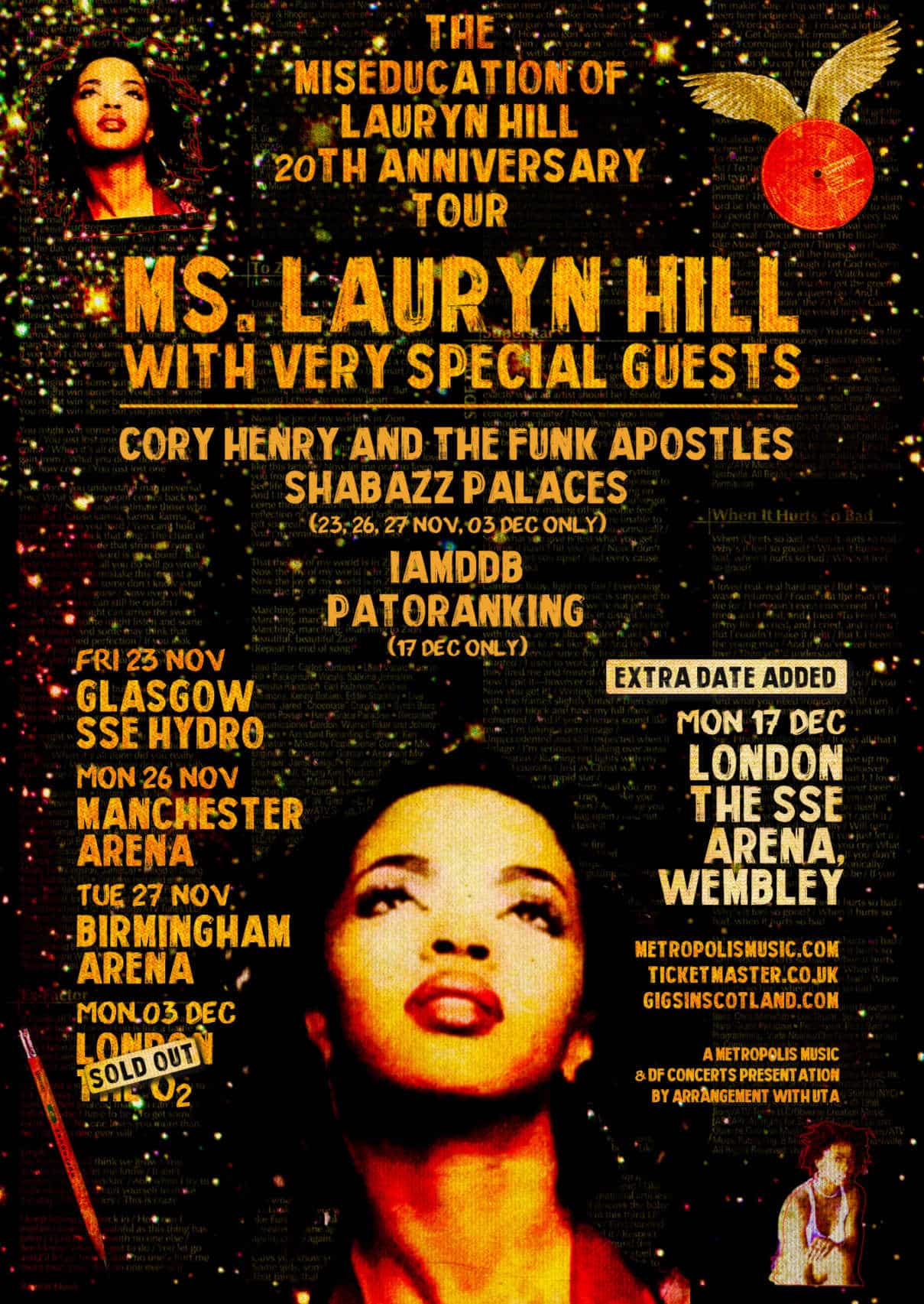 lauryn hill tour poster